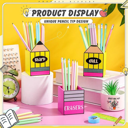 Gilprop 3 Pcs Back to School Sharp and Dull Pencil Holder - Image 4