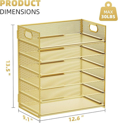 Marbrasse Paper Letter Tray Organizer - Image 5