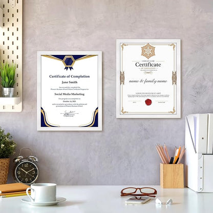 FIXSMITH 8.5x11 Diploma Frame, 6 Pack Certificate Frame - Image 6