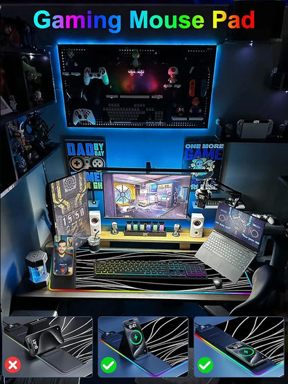 XXL Mouse Pad with Phone Holder - Image 7
