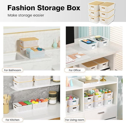 Ohmlove Plastic Storage Baskets - Image 7