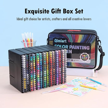 Colored Pen Gift Set, 252 Pack Colorful Gel Pens - Image 2