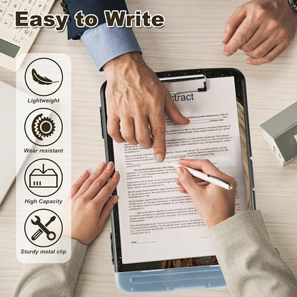 Clipboard with Storage, Nursing Clip Board 8.5 x 11 Storage Organization Box - Image 4