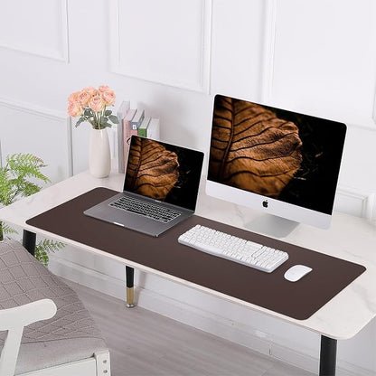 AFIING Leather Desk Pad Protector, Large Desk Mat - Image 7
