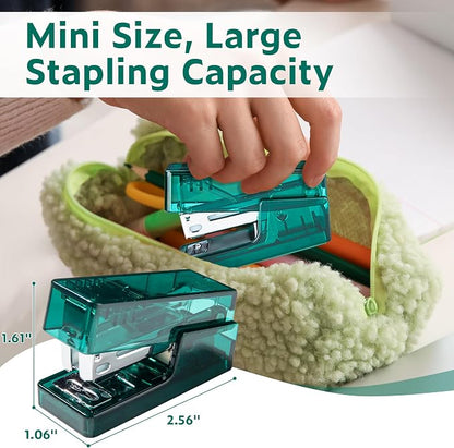 NUSIGN Mini Stapler with 830 Staples, Small Cute Desk Staplers, 25 Sheet - Image 7