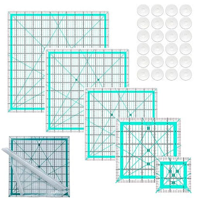 Quilting Rulers, 5 Quilting Square Ruler by HUIFARI