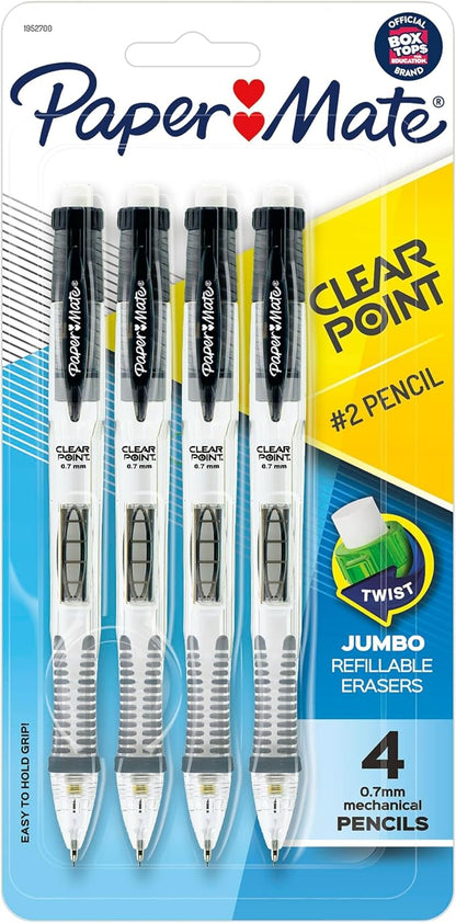 Paper Mate Clearpoint Mechanical Pencils, 0.7mm HB #2 Lead, Note Taking by Unknown