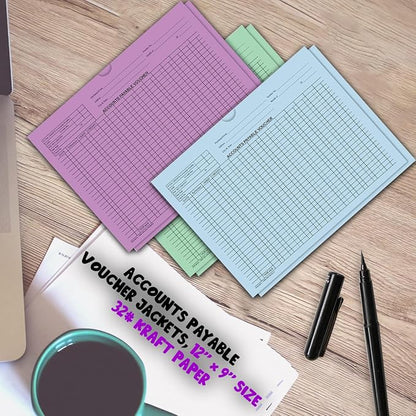 Accounts Payable Voucher Envelopes General Accounting Style, Buff 400 Pack | - Image 8