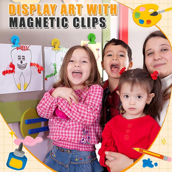 Grtard 24pack Magnetic Clips, Cute Magnet Clips - Image 4