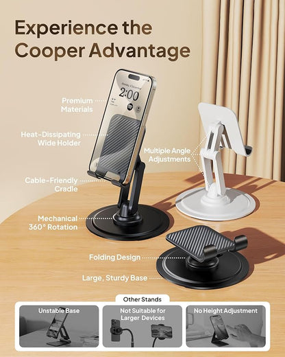 COOPER 360° Stand, Rotating Cell Phone Stand - Image 6