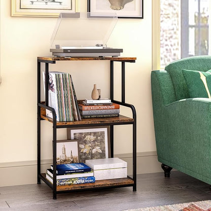Arbuxzuy Printer Stand with Storage Shelf, 3 Tier Printer Cart with Wheels - Image 4