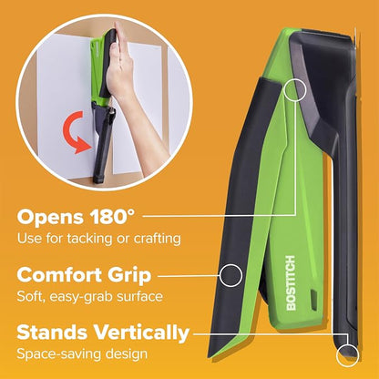 Bostitch Office InPower Spring-Powered Desktop Stapler, 20 Sheet Capacity - Image 6