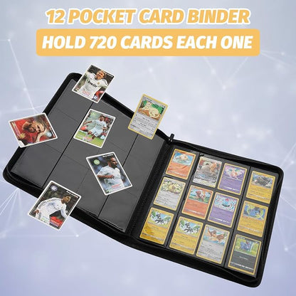 Trading Card Binder, Card Collection Binder Album Folder - Image 3