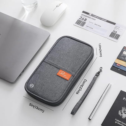 Family Passport Holder Organizer, RFID Blocking Travel Document Case, - Image 2