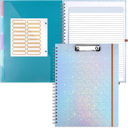 Glitter Clipboard Notebook by ORGANIZEEASYWORKSTEADY