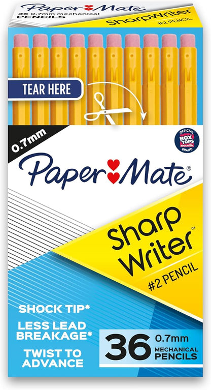 Paper Mate SharpWriter Mechanical Pencils, 0.7 mm #2 Pencil Lead by Unknown