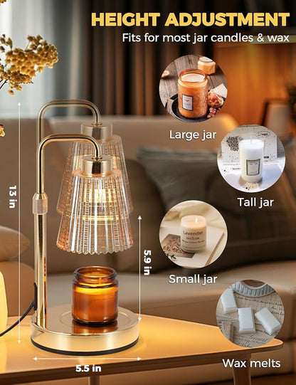 GODONLIF Gold Candle Warmer Lamp - Image 5