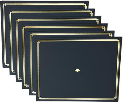 Gartner Studios Certificate Kit, 60 Black Holders + 60 Papers, Quality ivory - Image 7