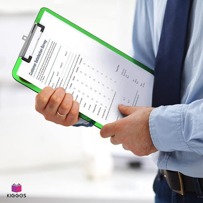 Kiggos 25 Transparent Colored Clipboards Bulk - Image 2