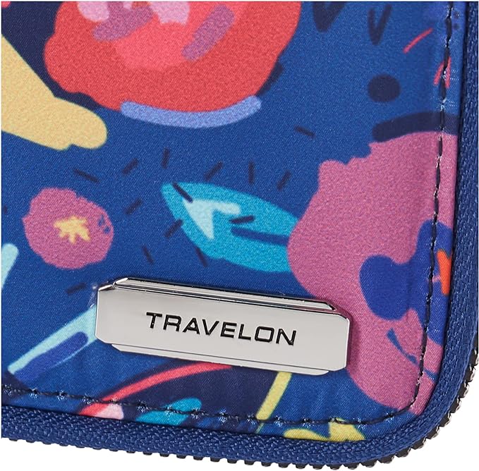 Travelon RFID Blocking Passport Zip Wallet - Image 4