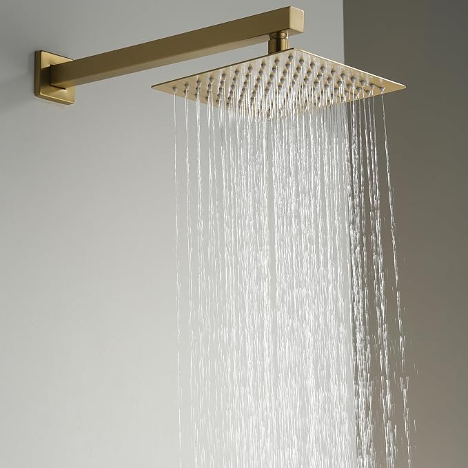 SOOOHOT Shower Faucet, Shower Faucet Set with 8-Inch Rain Shower Head, Single-Handle Shower Trim Kit, Shower Head and Handle Set （Valve Included) - Image 3
