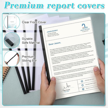 50 Pack Clear Report Covers - Image 4