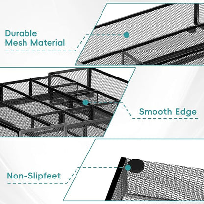 2 Pack Expandable Desk Drawer Organizer Tray - Image 6