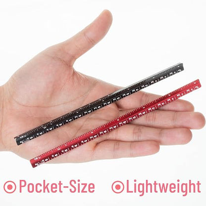 Mr. Pen- 6 Inch Pocket Size Ruler, 2 Pack, Small Architectural Scale | Compact - Image 5
