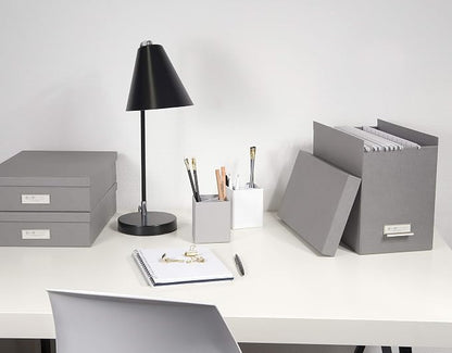 Bigso John Fiberboard Label Frame Desktop File Storage Box - Image 2