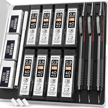 Nicpro 0.9 Metal Mechanical Pencil Set - Image 9