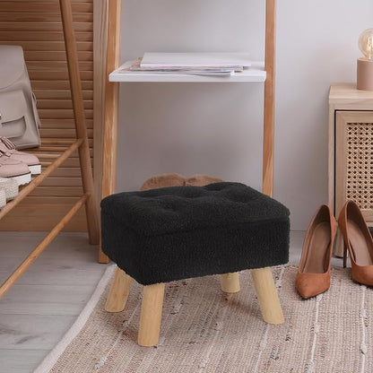 OGEMXU Storage Ottoman, Small Foot Stool Ottoman - Image 7