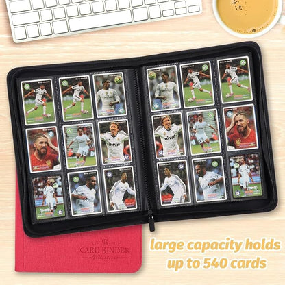 Trading Card Binder, Card Collection Binder Album Folder - Image 4