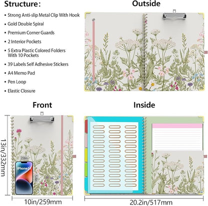 Clipboard Folder with Notepad Refillable Lined - Image 6