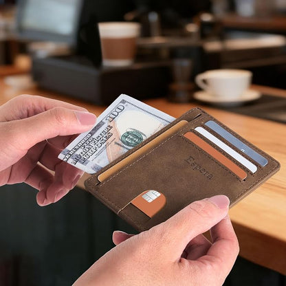 Espera Slim Minimalist Front Pocket Wallet - Image 6