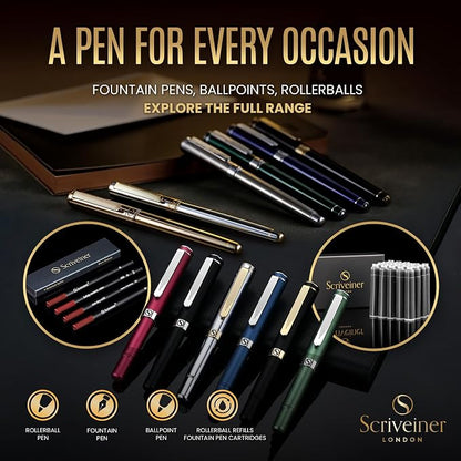 Scriveiner Personalized Silver Chrome Ballpoint Pen - Image 6