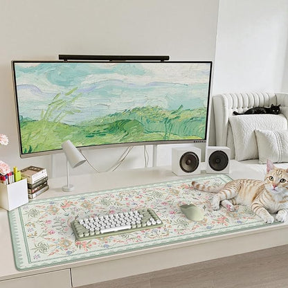 iCasso Desk Cover Mat Green, Extra Large Mouse Pad - Image 6