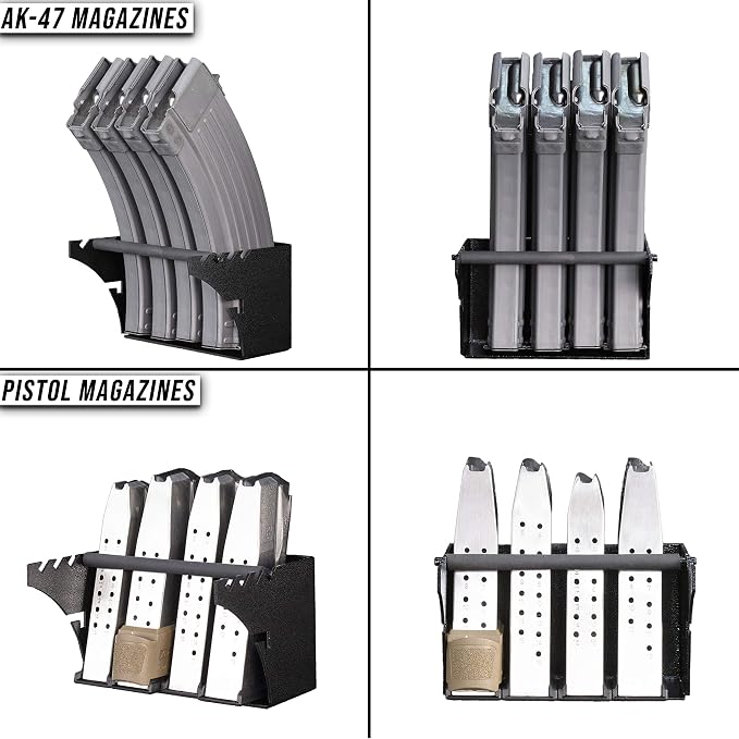 Hold Up Displays Universal Gun Magazine Storage Wall Mount Rack - Image 4