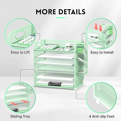 SUPEASY 6 Tier Desk Organizer - Image 3