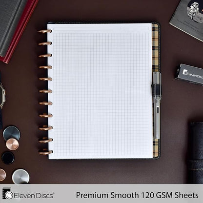 Eleven Discs Discbound Paper, Letter Size Square Grid Sheets - Image 2