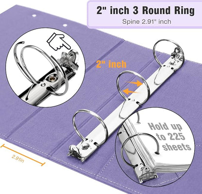 Ospelelf 2 Inch 3 Ring Binder Organizer - Image 3