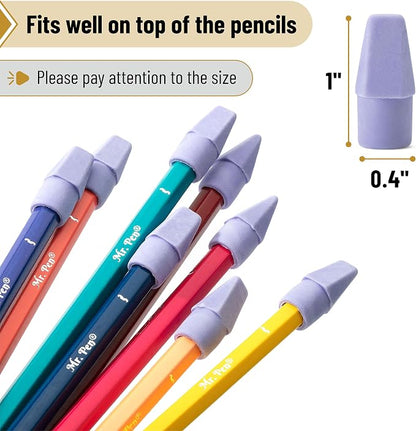 Mr. Pen- Pencil Erasers Toppers, 120 Pack, Erasers - Image 3
