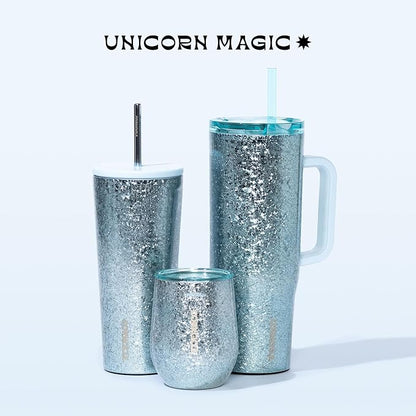 Corkcicle Cold Cup - Triple Insulated Tumbler with Straw - 12 Hours Cold - Leak-Resistant Lid - Easy Grip - Non-Slip Bottom - Summer Drinkware Gift - Keeps Drinks Ice Cold - 24 oz - Ice Breaker - Image 8