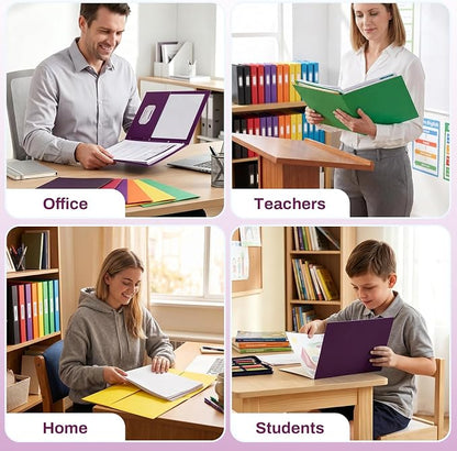 SUNEE Two Pocket Folders, 25 Pack File Folders - Image 5