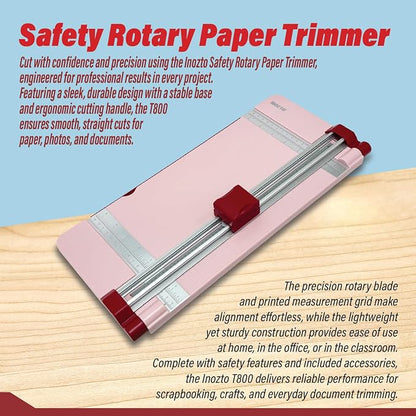 12" Portable Paper Cutter with Safety Guard - Image 2