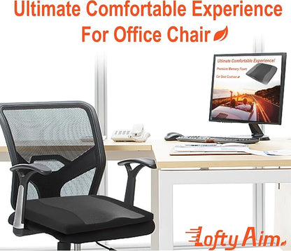 Lofty Aim Car Seat Cushion, Comfort Memory Foam Car Cushions - Image 4