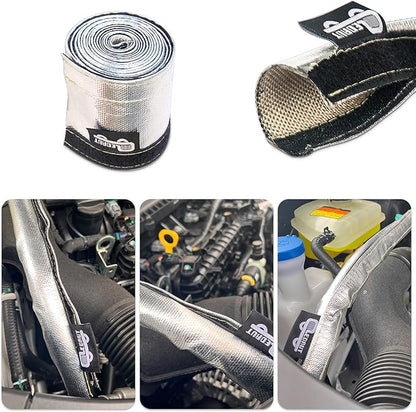 2 Pcs Heat Shroud Sleeve Aluminized Sleeving - Image 4