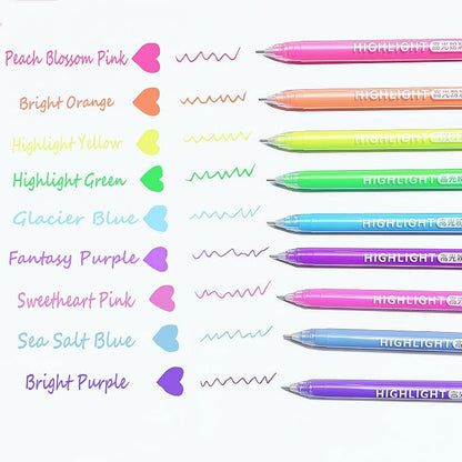 9 Colored Gel Pens Set, 0.6mm Fine Point - Image 2
