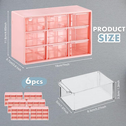 Amyhill 6 Pcs Mini Drawer Organizer Small Organizer - Image 3
