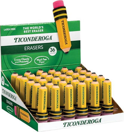 TICONDEROGA Erasers, Pencil Shaped - Image 2
