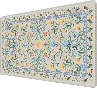 iCasso Green Aesthetic Flower Mouse pad by iCasso